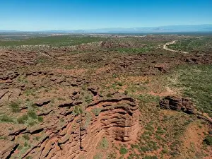 Mendoza Prints: Aerial view of Ischigualasto Provincial Park in San Juan Province