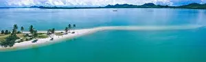 Andaman Prints: Aerial view of Laem Had Beach in Koh Yao Yai
