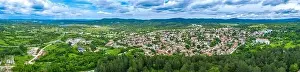 Tarnovo Prints: Aerial view of Malko Tarnovo town in Bulgaria