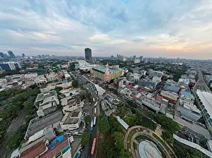 Sky City Prints: Aerial view of Martha Christina Tiahahu Literacy Park is one of the best biggest park in south jakarta