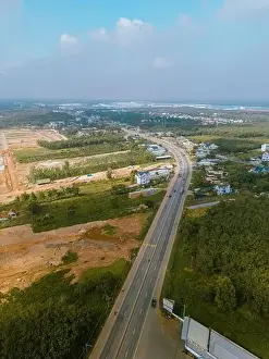 Dac Nong Prints: Aerial view of National Route 14 in Binh Phuoc province