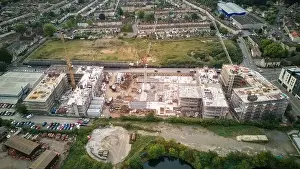 Mavic 3 Prints: Aerial view of some of the New Developments on the Lower Bristol Road