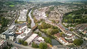 Mavic 3 Prints: Aerial view of some of the New Developments on the Lower Bristol Road