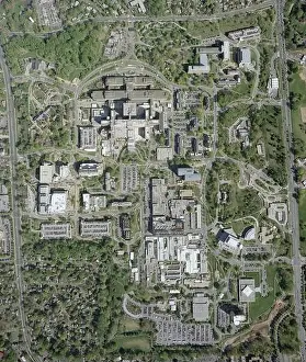 Aerial View of NIH Campus (33950251033)