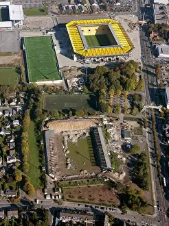 Westphalia Prints: Aerial view, Old Tivoli stadium and New Tivoli stadium