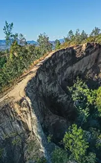 Aerial view of Pai Canyon in Pai, Mae Hong Son, Thailand