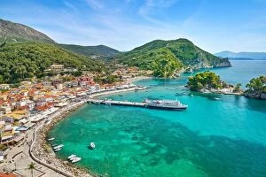 Images Dated 24th September 2017: Aerial view of Parga, Greece