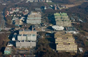 Basin Prints: Aerial view, RUB, Ruhr University Bochum