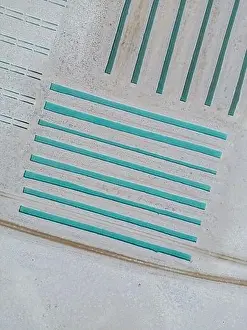 Crystallization Prints: Aerial view of the salt basins in the salt crust of the huge salt flats Salinas Grandes de Jujuy in northern Argentina