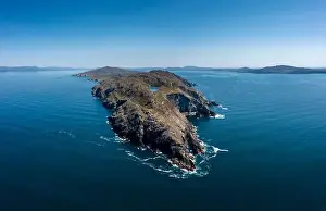 Rugged Beauty Prints: An aerial view of the Sheep's Head Peninsula in County Cork of Ireland