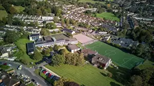 Mavic 3 Prints: Aerial view of St Mark's School, Baytree Road, Bath UK. (17-10-2023)