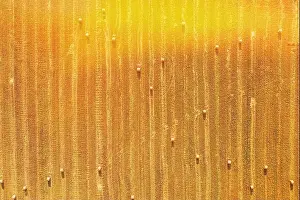 Aerial View Of Summer Hay Rolls Straw Field Landscape In Evening. Haystack, Hay Roll In Sunrise Time. Natural Agricultural Background Backdrop Harvest