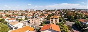 Midi Pyrenees Prints: Aerial View of Toulouse, in Haute Garonne, Occitanie, France