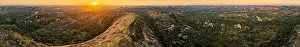 Zimbabwe Prints: An aerial view of the unique landscape of the Matobo hills in Zimbabwe