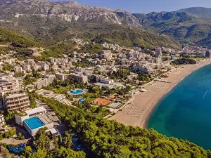 Adriatic Coast Prints: Aerophotography. View from flying drone
