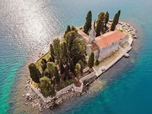 Kotor Prints: Aerophotography. View from flying drone