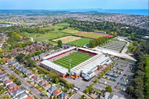 Sports Prints: AFC Bournemouth, Vitality Stadium, Aerial Image. 13th May 2022