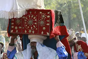 Ethiopian Prints: Africa, Ethiopia, Axum, The Church of Our Lady Mary of Zion said to houses the Biblical Ark of the Covenant