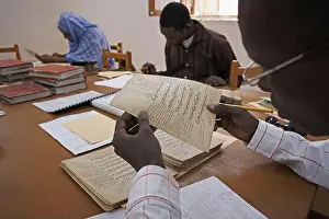 Sahel Prints: Africa /MALI /Timbuktu/The restoration of manuscripts at the Mamma Haidara Commemorative Library in Timbuktu