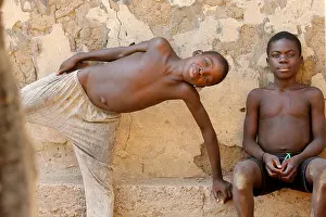 Togo Prints: African teenage boys