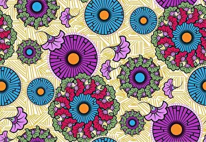 Senegal Prints: African Wax Print fabric, Ethnic handmade ornament for your Seamless African Wax Print fabric
