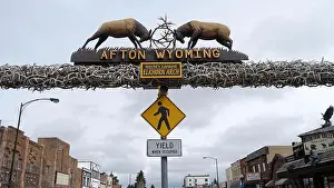 Wyoming Prints: Afton, Wyoming, USA