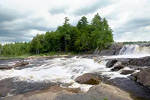 Drop Prints: Agers Falls on the Moose River in the Adirondack Mountains of New York State