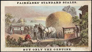 Scales Prints: Agriculture Trade Cards - Fairbanks' Standard Scales. Buy only the genuine