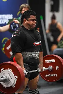 Squat Prints: AI Carlito Temaki of Nauru is seen lifting 235kg deadlift at the Asia Pacific Powerlifting Championships 2025