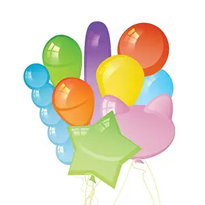 Balloons Prints: Air balls a lot. in the form of a ball