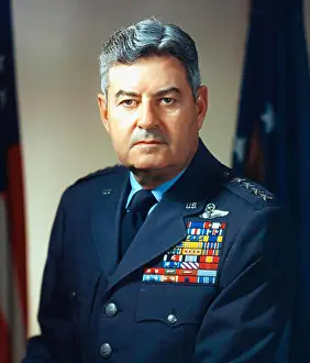 US Air Force photograph of General Curtis LeMay. Taken some time after 1951 when he became a four star general