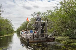 Scenic Beauty Prints: An Airboat Ride and Tour at Everglades National Park, Florida, United States