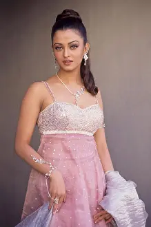 South Asian Prints: Aishwarya Rai Indian actress winner of the Miss World 1994 - No model release - only for editorial use