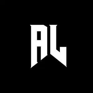 Sign Vector Vectors Prints: AL Letter Logo Design. Initial letters AL gaming's logo icon for technology companies