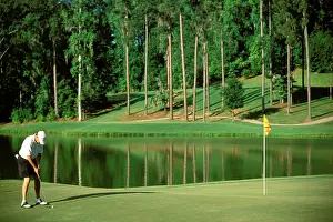 Greenville Prints: Alabama, Robert Trent Jones Golf Trail, Greenville, Cambrian Ridge, 4th hole, Sherling