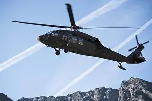 Black Hawk Prints: An Alaska Air National Guard UH-60 Black Hawk transports U