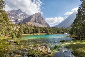 Alaudin Lake in the Fann Mountains, taken in Tajikistan in August 2018 taken in hdr