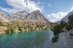 Alaudin Lake in the Fann Mountains, taken in Tajikistan in August 2018 taken in hdr