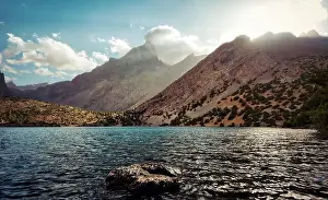 Alaudin Lake in the Fann Mountains, taken in Tajikistan in August 2018 taken in hdr