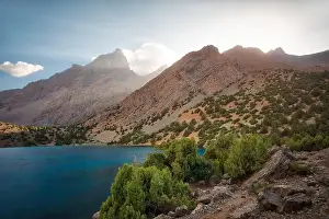Central Color Prints: Alaudin Lake in the Fann Mountains, taken in Tajikistan in August 2018 taken in hdr