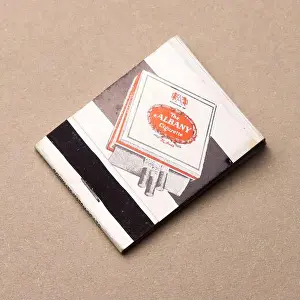 Promotional Prints: The Albany Cigarette 1960's vintage matchbook