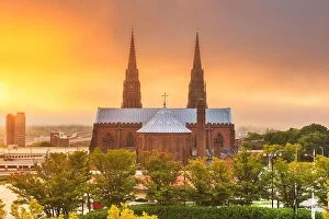 Images Dated 5th October 2016: Albany, New York, USA at the Cathedral of the Immaculate Conception in the morning
