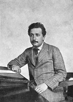 Albert Einstein Prints: Albert Einstein (1879-1955) German-Swiss mathematician in 1905