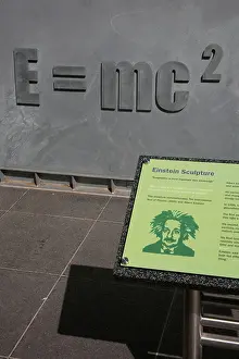 Physicist Prints: Albert Einstein's theory of relativity in the Science Museum in Canberra, Australia
