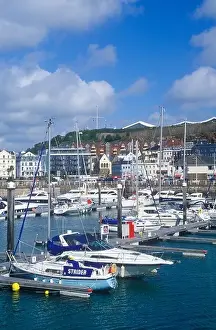 Yacht Prints: Albert Harbour, St. Helier, Jersey Island