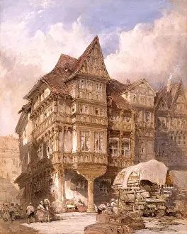 Nuremberg Prints: Albrecht Durer's House at Nuremberg