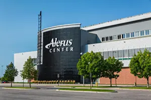 Auditorium Prints: The Alerus Center sports venue in Grand Forks, North Dakota, USA