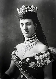 1881 Prints: Alexandra of Denmark, Queen Consort to Edward VII of the United Kingdom