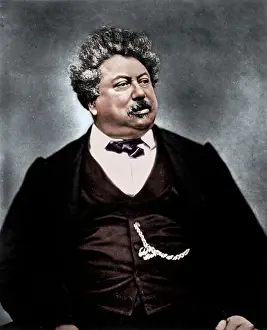 Bow Tie Prints: Alexandre Dumas the Elder, French novelist and playwright