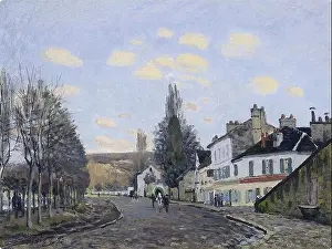 Alfred Sisley (1839 - 1899) - the route from saint germain to marly 1872